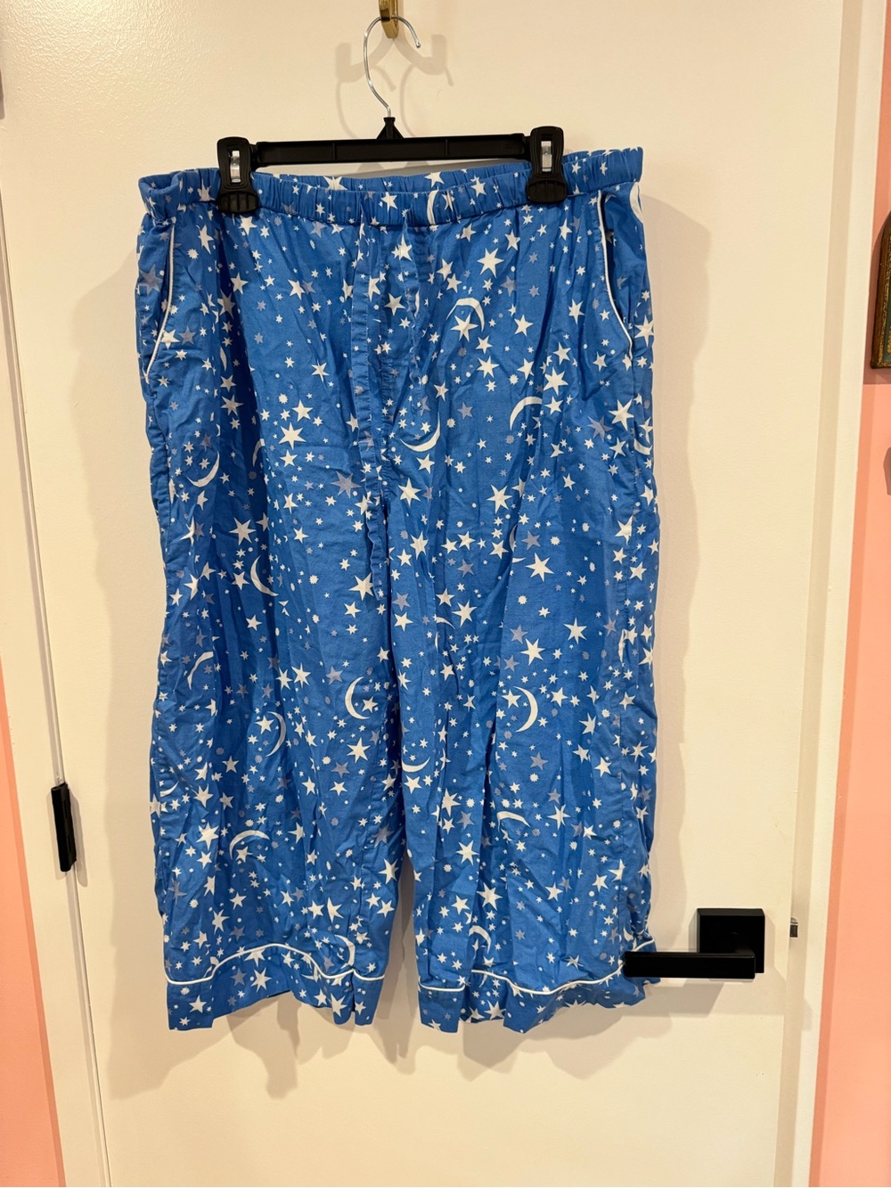 Printfresh Blue Star & Moon Pajama Pants, XL
